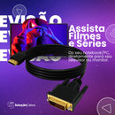 Cabo Dvi-d Para Hdmi 1,8 Metros Bidirecional Full Hd 24+1