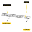 Escala De Aço 150mm 3561208000 Vonder Cor Prateado