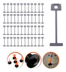 100 Agulha Pino Nivelador Espaçador Rosca Reutilizável Piso