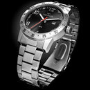 Relógio Masculino Technos Militar Prateado Cor da correia Preto Cor do bisel Dourado Cor do fundo Preto