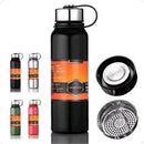 Garrafa Térmica Aço Inox A Vacuum Bottle Água Suco 11 Preto