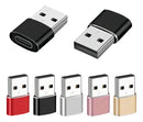 Adaptador Plug Usb Tipo C Fêmea X Usb Macho