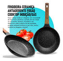 Frigideira Ceramica Antiaderente Fogão Cooktop Indução E Gás Preto