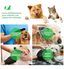 Luva Nano Magnética P/ Tirar Pelos Dos Seus Pets Cães Gatos Cor Azul