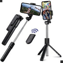 Bastão Tripé Mini 360º Win Castle Pau De Selfie Bluetooth 3 Em 1 Suporte Para Celular