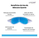 Máscara térmica de gel para olhos Uniqmed