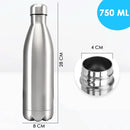 Garrafa Térmica Inox Água Gelada Para Academia Viagem 750ml