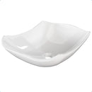 Cuba Pia de Apoio Sobrepor Abaulada 45x31 Branca Banheiro Lavabo Beltempo BT-3003