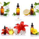 02 Frasco Gotejador Conta Gotas Vidro Âmbar 30ml Tampa Preta