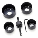 Jogo Serra Copo 6 Peças 32mm A 54mm Para Madeira Gesso Pvc