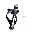 Garrafa Térmica Garrafinha Caramanhola Preto 550ml Livre Bpa Squeeze Isotérmica Leve Refrescante + Suporte Adaptável Ergonômico Com Parafusos Compatível Com Quadro Bike Bicicleta Corrida Pedal Pulse