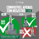 Acabamento Registro Volante Abs 1/2 3/4 Luxo Acabamento Brilhante Cor Cromado C40