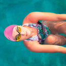 Touca Natação Speedo Flat Lisa Proteção Água Silicone Cor Rosa