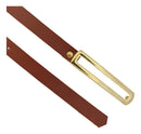 Kit 3 Cintos Feminino Fino Fivela Dourada Comprido Cor Preto/nude/marrom Desenho Do Tecido Liso Tamanho 110