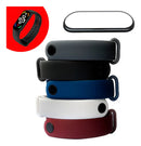 5 Pulseira Para Relógio Miband7 Mi Band 7 Mi7 + Película 3d Cor Chumbo / Preto / Marinho / Branco / Marsala Largura 15 Mm