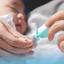 Cortador Aparador De Unha Bebê Elétrico C/6 Refis Criança Cor Azul-claro