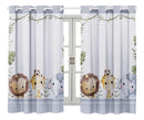 Cortina Estampada Safari 200x150 Quar Safari Kids Cinza