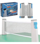 Rede Ping Pong Profissional Retrátil Tênis De Mesa Cor Branco e Preto
