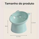 Comedouro Bebedouro Elevado Ursinho Acrílico Gatos E Cães Cor Rosa gatinho