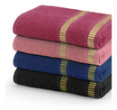 Kit 04 Toalhas De Banho Sortidas Luxo Casa Laura Enxovais Liso