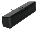 Sound Bar Caixa De Som Stereo Pc Tv Speaker Smat Tv Cor Preto Bivolt