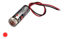 Módulo Laser Formato Ponto - 650nm 5mw 5v Lente Ajustável