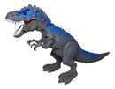 Tiranossauro Rex Brinquedo Solta Fumaça Anda Emite Luz E Som Cor Preto-Verde Personagem Dinossauro