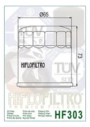 Filtro De Óleo Hiflo Hf303 Kawasaki Zx10 Vulcan Ninja400