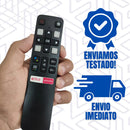 Controle Remoto Compatível Smart Tv Tcl Semp Android Rc802v