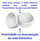 Cap Tampão Tampa Pvc Branco Para Esgoto Dn200 (200mm)