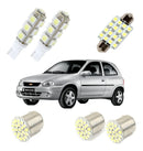 Kit Lampadas Led Corsa Classic Sedan Hatch Wind 1995 À 2010 - Branca Corsa Classic Sedan