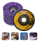 Kit 3 Strip Disc Removedor De Tintas Fundos E Vernizes 115mm x 22mm Cor Roxo