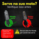 4 Pisca Seta Led Nxr Bros 150 160 Cg Ti Seta Sequencial Preto