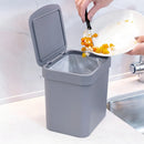 Lixeira Pia Cozinha 2,5l Cesto De Lixo C/ Tampa