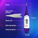 Termômetro Digital Clean View Com Medição Em 10 Segundos