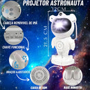Projetor De Luz Caixa De Som Noturna Galáxia Astronauta Star Cor da cúpula Branco Cor da estrutura Branco