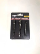 Kit 3 Adaptador Soquete Parafusadeira Furadeira 1/4 3/8 1/2