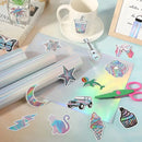 Adesivos Vinil Jato De Tinta Holográfico A4 20 Folhas Mecolour