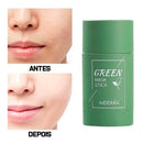 Máscara faciai para pele normal Apolo Green Mask Stick Green Mask 40g y 40mL