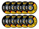 10 Disco Flap 115mm 4.1/2 Madeira E Aço Cônico Grão120 Fertak