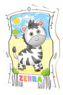 Super Kit Pintura Safari C/ 4 Telas + Cavalete + 6 Tintas