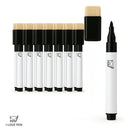 20 Canetas Preta Quadro Branco Com Apagador E Imã I Love Pen Tampa Cor Da Tinta Preto