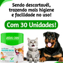 Dedal Care Higiene Limpeza Pet Cães/gatos 30un Bucal Dente Bafo Mau Hálito Sabor BUCAL MENTA