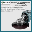 Ecosen esmerilhadeira lixadeira angular 11000rpm-bateria de lítio cor azul-celeste frequência 60hz