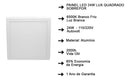 Painel Led Quadrado Sobrepor 24w 30 Branco frio 6500k 127/220V