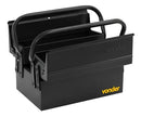 Caixa metálica sanfonada para ferramentas, com 3 gavetas, 30 cm x 19 cm x 16 cm, VONDER