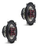 Alto Falante Bravox Triaxial 5 B3x50 100w Rms 4 Ohms Cor Vermelho