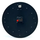 Relógio Parede Redondo Ômega Fundo Preto