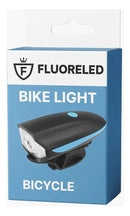 Lanterna Farol T-6 Com Buzina Bicicleta Recarregável Usb Cor Preto