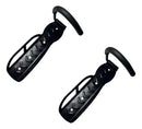 Suporte Gancho Bike Parede Vertical Absolute 2 Unidades Cor Preto